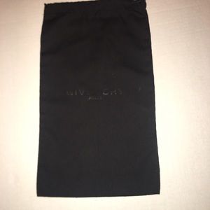 Givenchy Black Logo Dust Bag Travel Storag